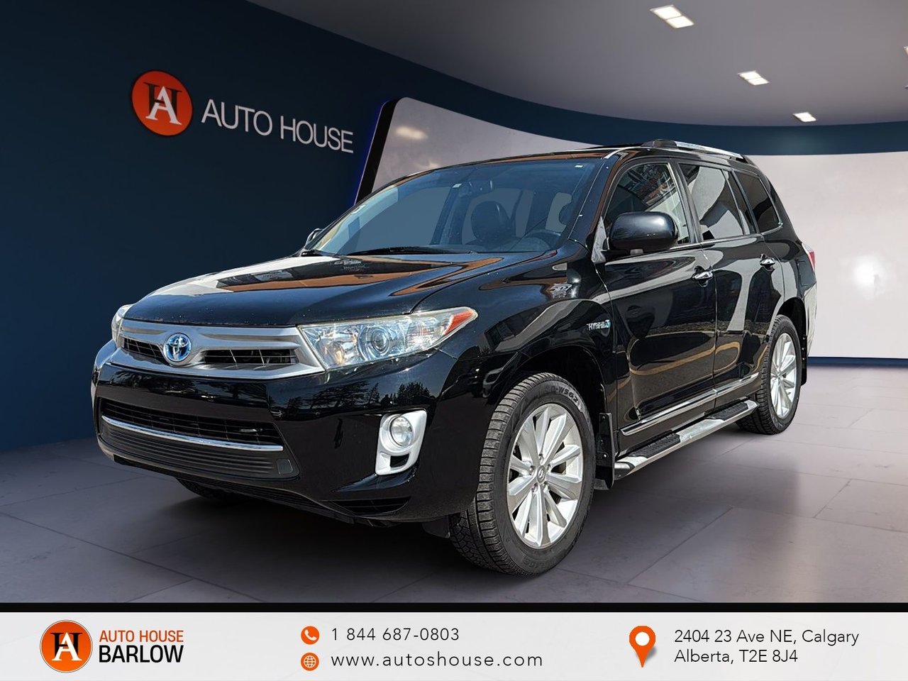 Black 2011 Toyota Highlander Hybrid SUV / Crossover All-Wheel Drive Automatic