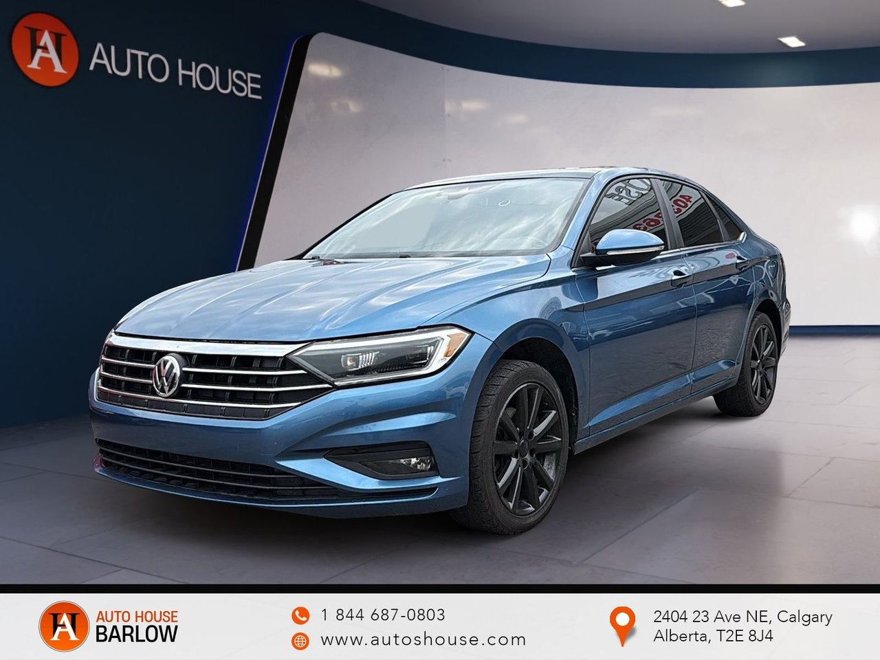 Blue 2019 Volkswagen Jetta Sedan Manual