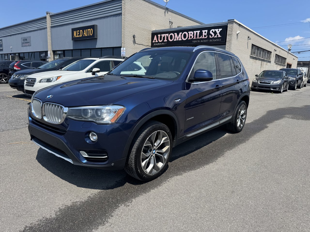 Blue 2017 BMW X3 SUV / Crossover All-Wheel Drive Automatic