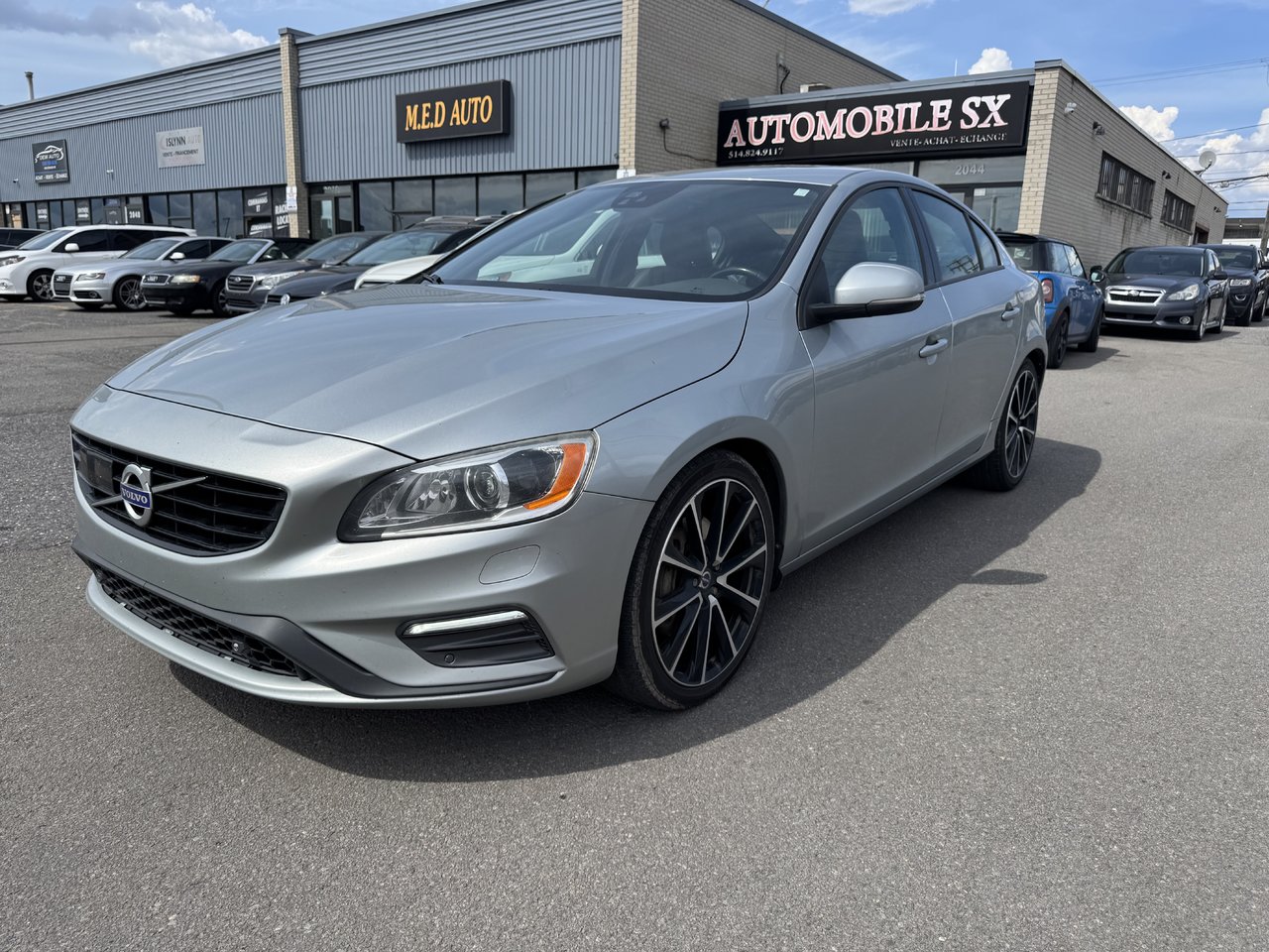 Silver 2018 Volvo S60 Sedan All-Wheel Drive Automatic