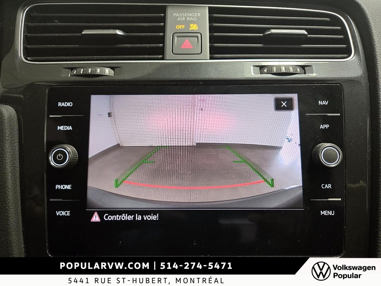 Volkswagen Golf Comfortline 2021 Bas Kilometrage + Navigation!