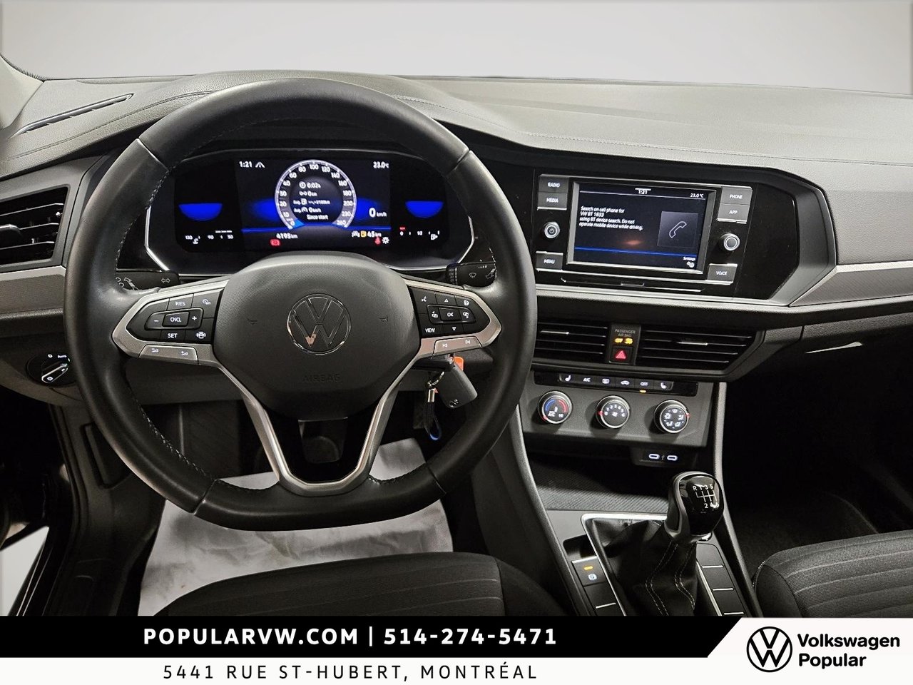 Volkswagen Jetta Trendline 2023 Volant Chauffant et App-Connect!