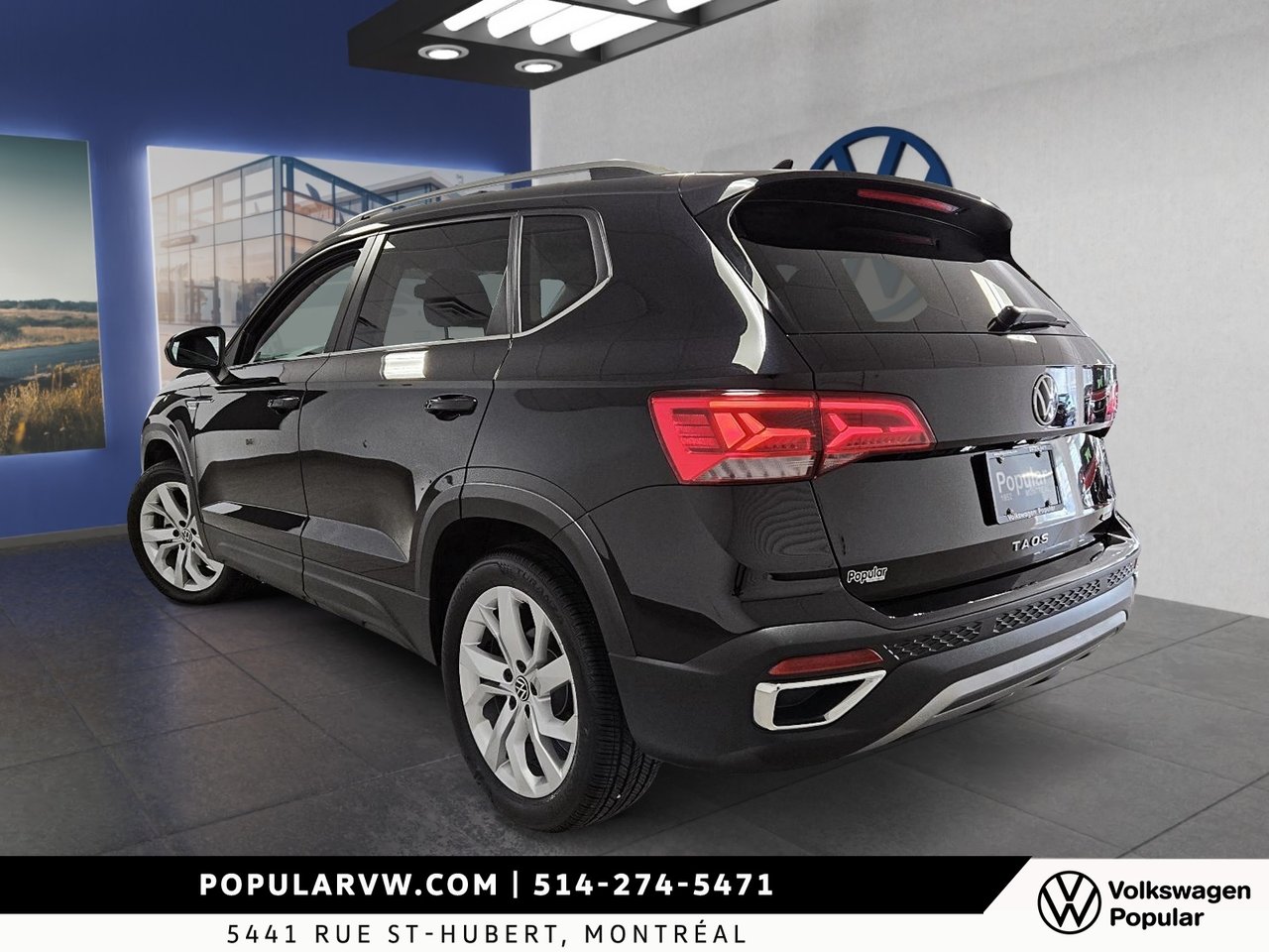 2022 Volkswagen Taos Comfortline 4Motion Panoramic Sunroof + 18