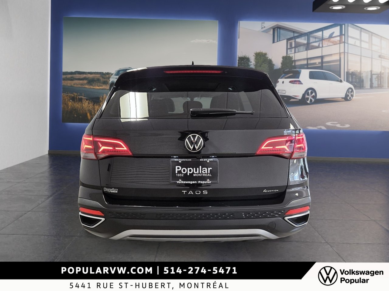 2022 Volkswagen Taos Comfortline 4Motion Panoramic Sunroof + 18
