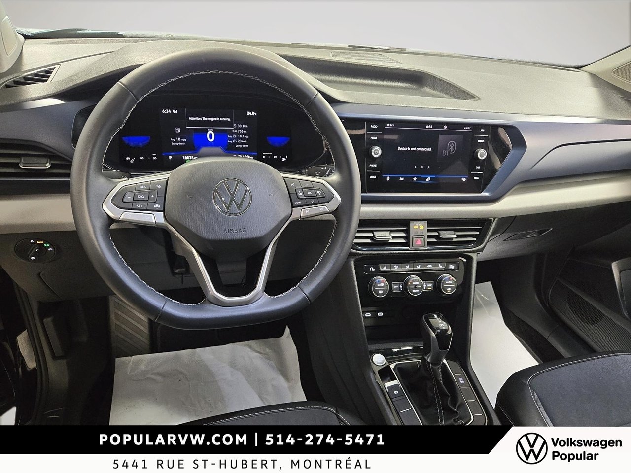 2022 Volkswagen Taos Comfortline 4Motion Panoramic Sunroof + 18