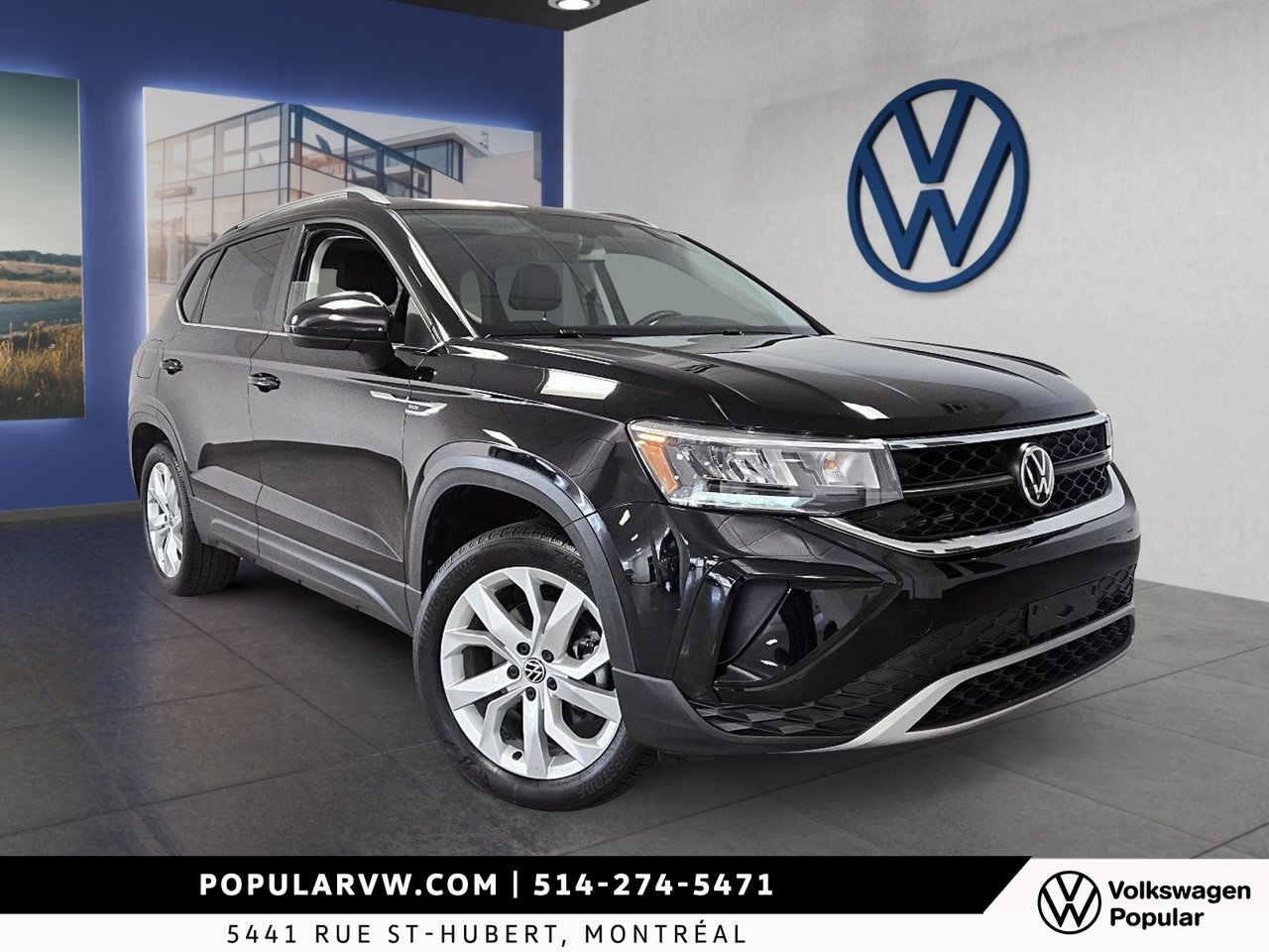 2022 Volkswagen Taos Comfortline 4Motion Panoramic Sunroof + 18