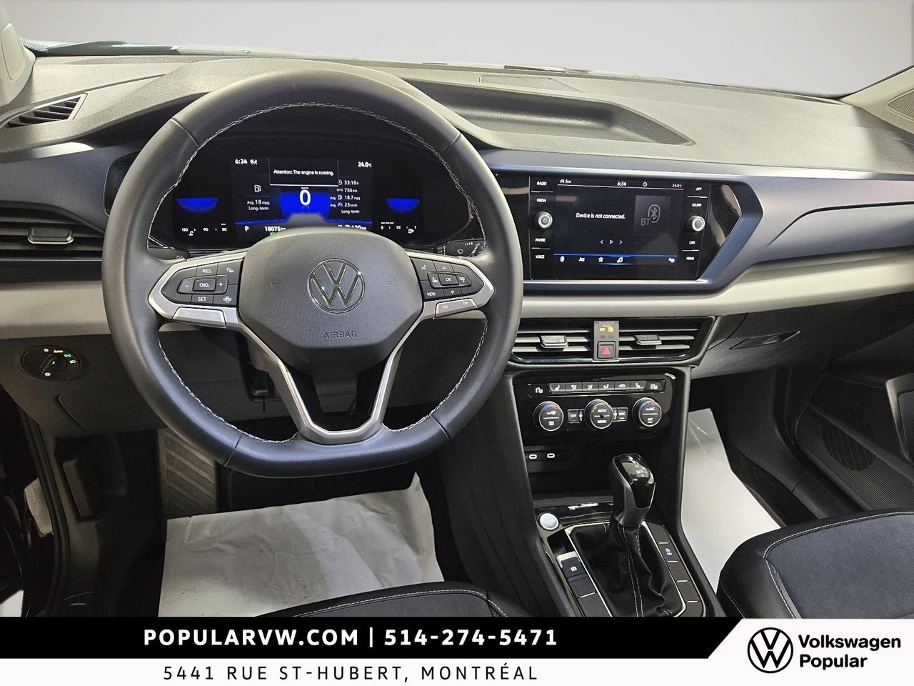2022 Volkswagen Taos Comfortline 4Motion Panoramic Sunroof + 18