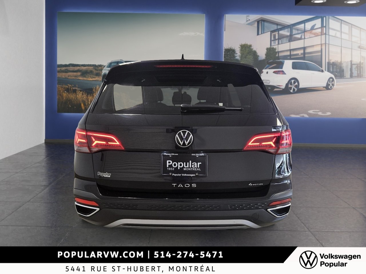 Volkswagen Taos Comfortline 2022 4Motion + Toit Ouvrant Panoramique!