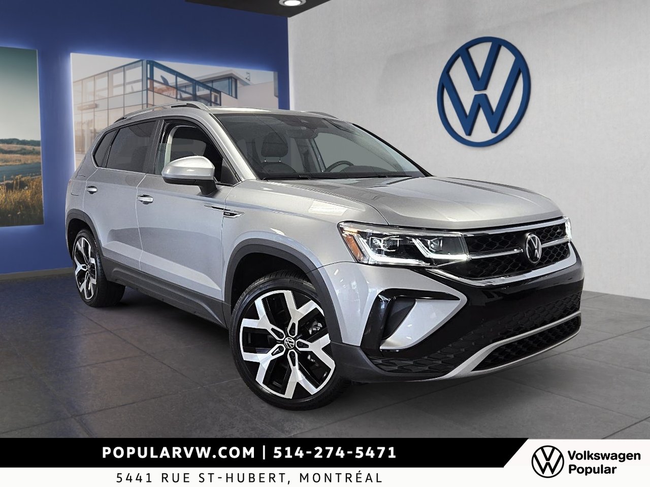 Volkswagen Taos Highline 2023 Jantes Magnum 19P + Démarreur à Distance!