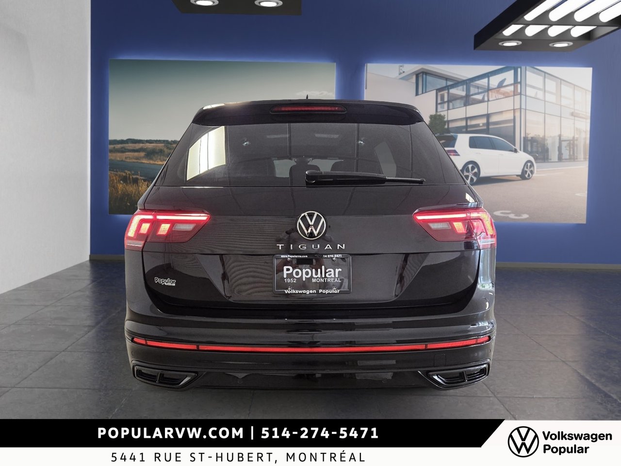 Volkswagen Tiguan Comfortline Black Edition 2022 Bas Kilométrage + Démarreur à Distance!