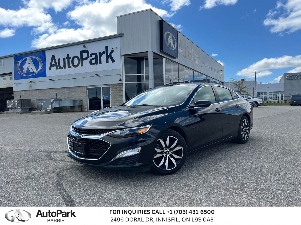 Mosaic Black Metallic 2022 Chevrolet Malibu Sedan Front-Wheel Drive Continuously Variable Transmission