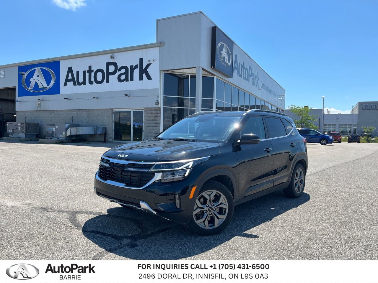Fusion Black 2025 Kia Seltos SUV / Crossover All-Wheel Drive Continuously Variable Transmission