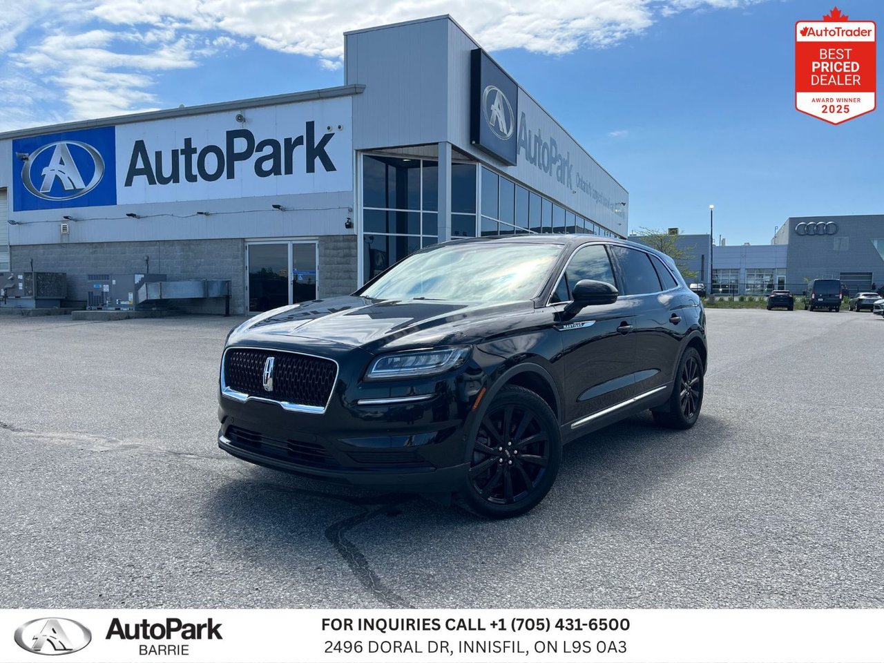 Infinite Black Metallic 2022 Lincoln Nautilus Reserve AWD SUV / Crossover All-Wheel Drive Automatic