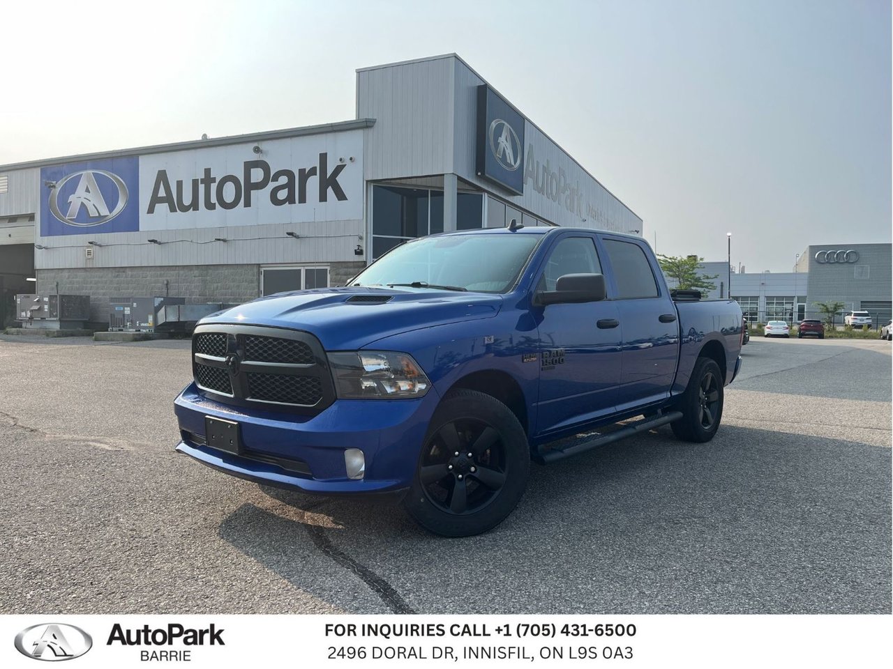 Blue Streak Pearl 2019 RAM 1500 Pickup Truck Four-Wheel Drive Automatic