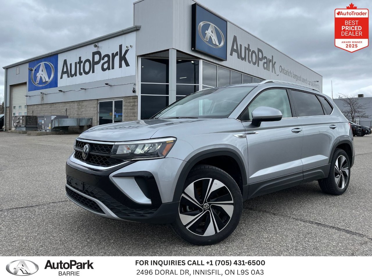 Pyrite Silver Metallic 2024 Volkswagen Taos SUV / Crossover Automatic