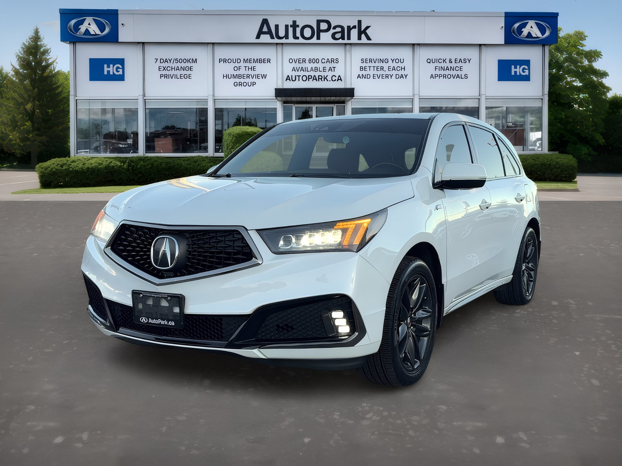 White 2020 Acura MDX SUV / Crossover Automatic