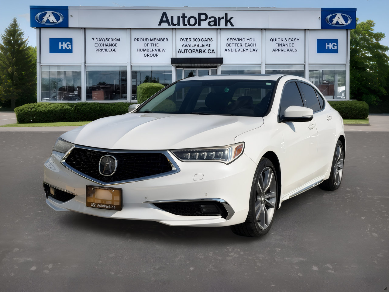 White 2020 Acura TLX Sedan Automatic