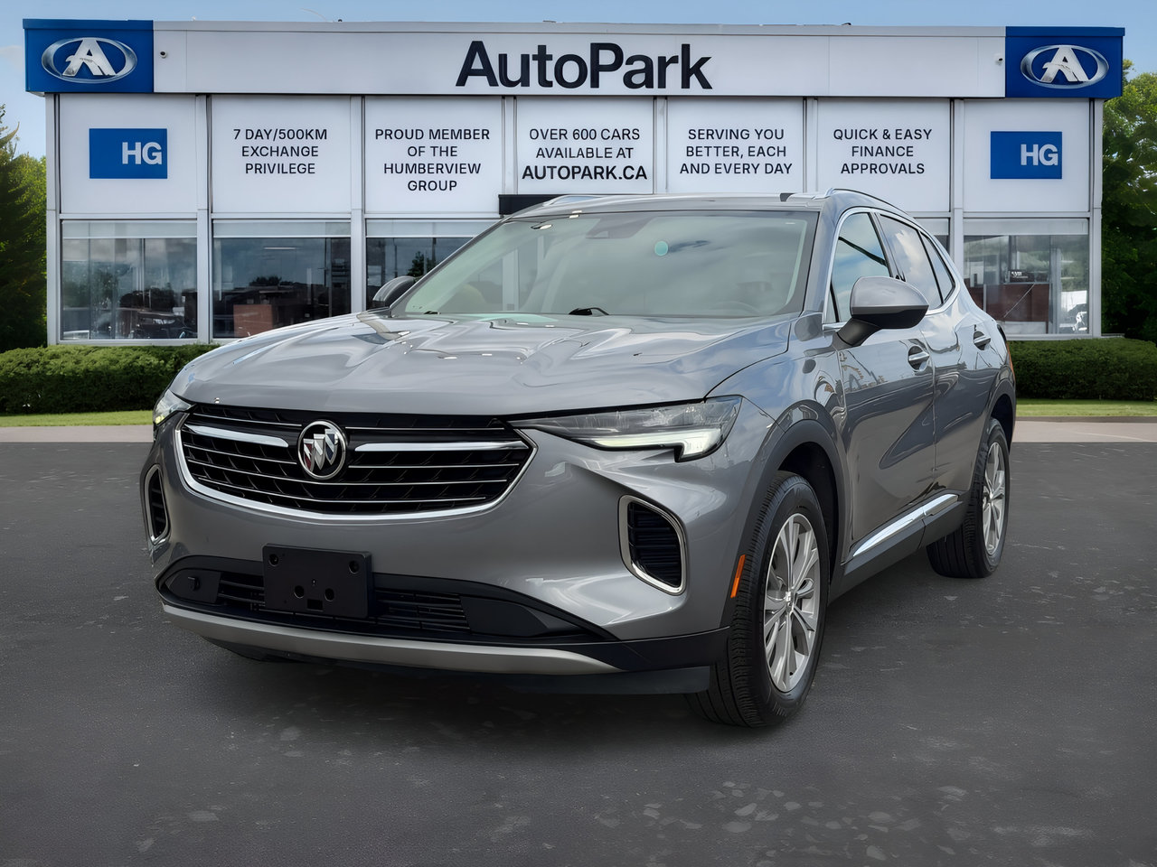 Satin Steel Gray Metallic 2022 Buick Envision SUV / Crossover Front-Wheel Drive Automatic