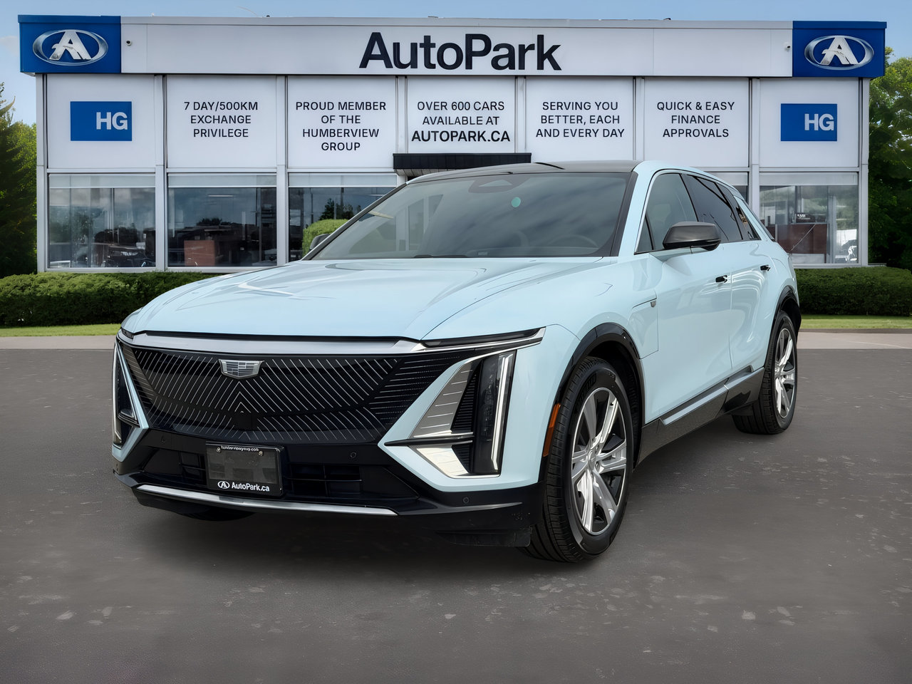Nimbus Metallic (Light Blue) 2024 Cadillac LYRIQ SUV / Crossover Rear-Wheel Drive Automatic