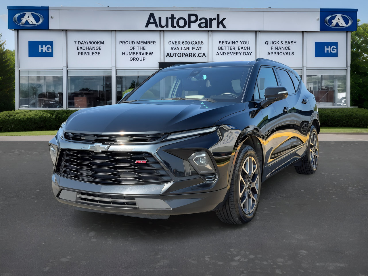 Jet Black with Red Accents 2024 Chevrolet Blazer SUV / Crossover All-Wheel Drive Automatic