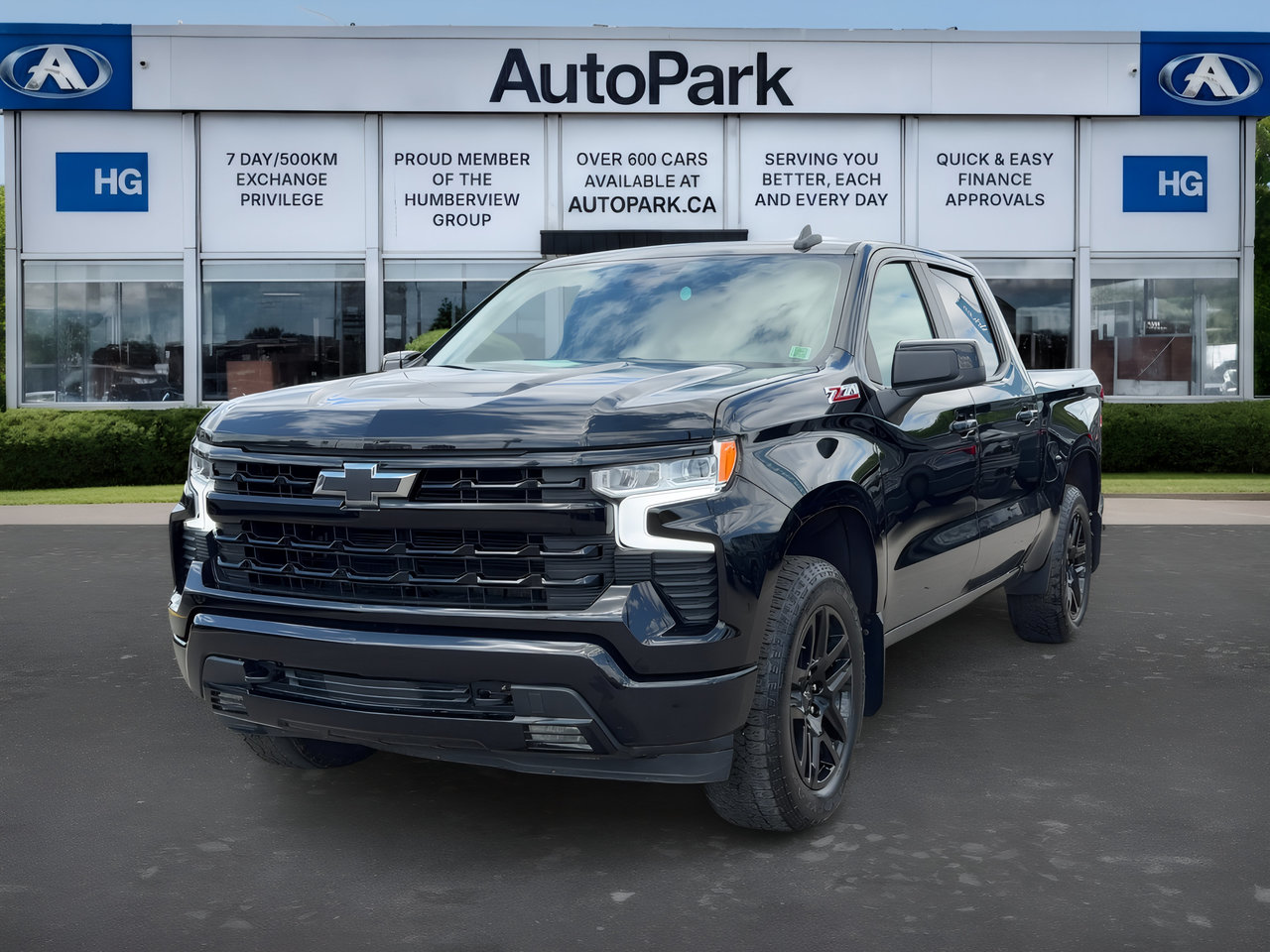 Jet Black 2024 Chevrolet Silverado 1500 Pickup Truck Four-Wheel Drive Automatic