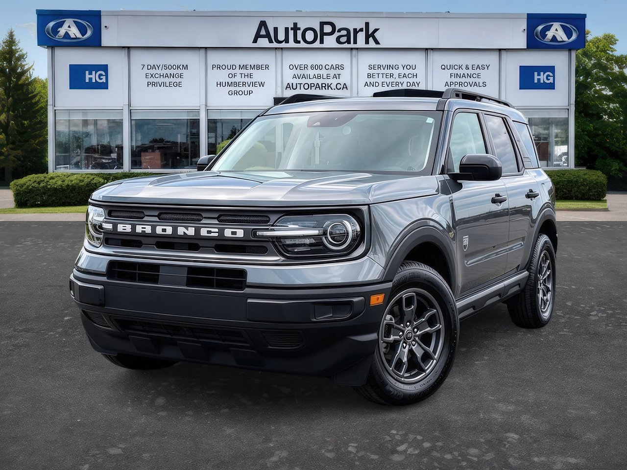 Gray (Carbonized Grey Metallic) 2024 Ford Bronco Sport SUV / Crossover All-Wheel Drive Automatic