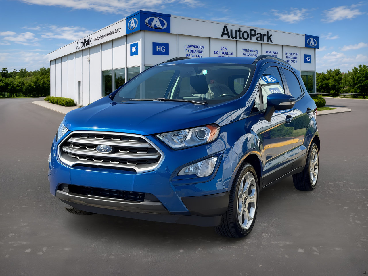 Blue 2021 Ford EcoSport SUV / Crossover Front-Wheel Drive Automatic