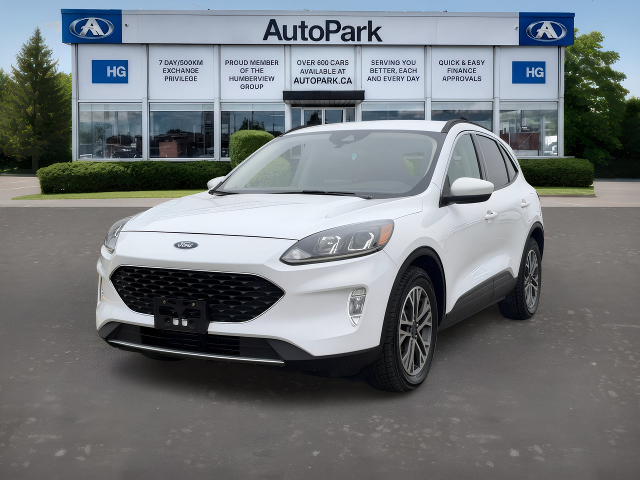 Oxford White 2020 Ford Escape SUV / Crossover Front-Wheel Drive Automatic