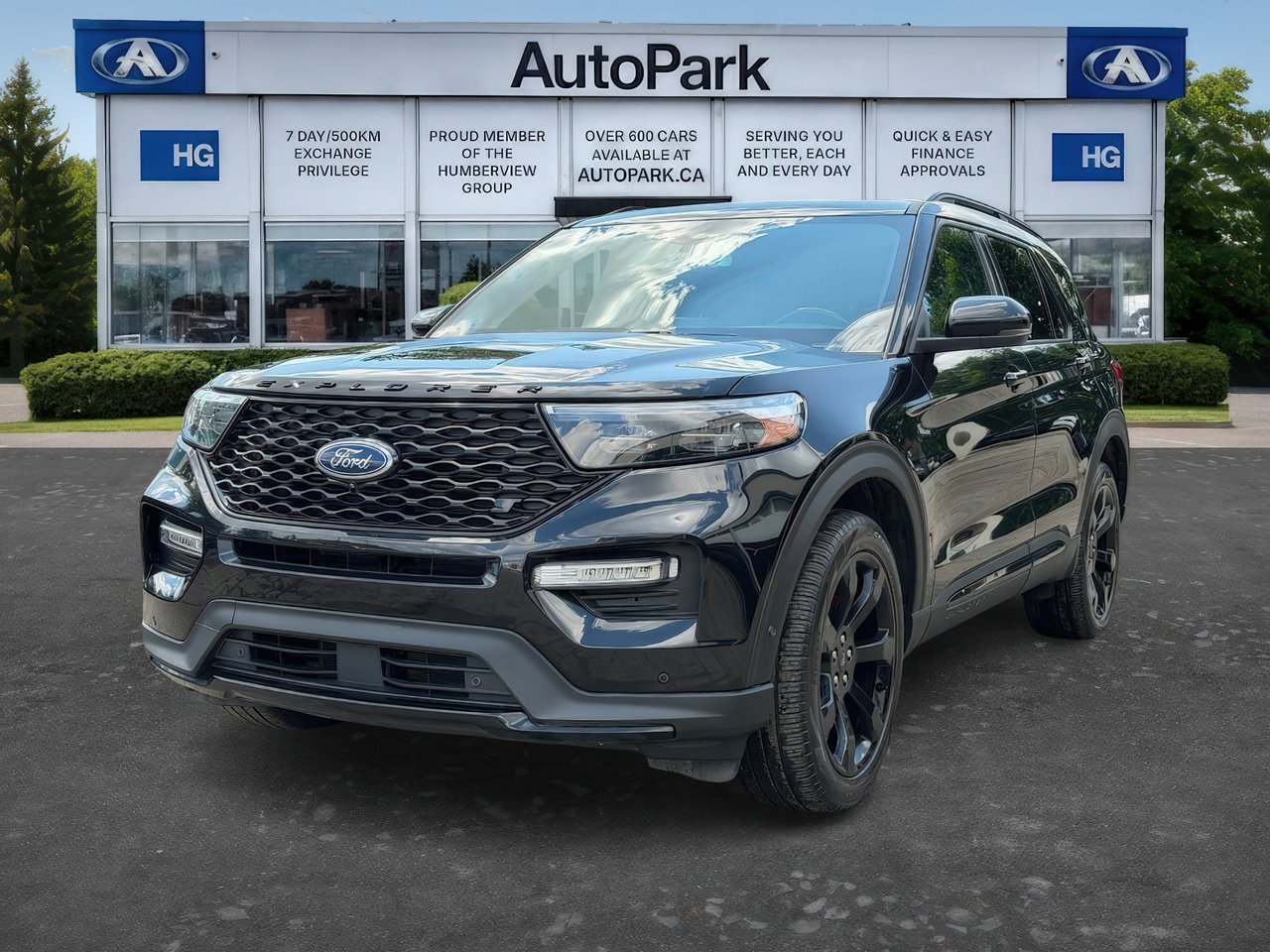 Black Metallic 2022 Ford Explorer SUV / Crossover All-Wheel Drive 10-Speed Automatic