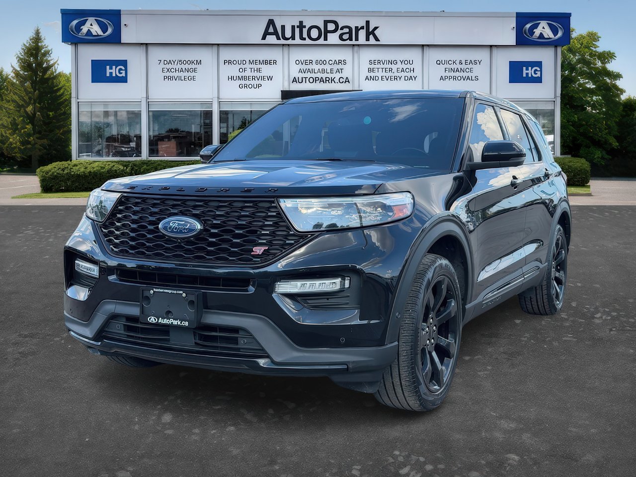 Agate Black 2022 Ford Explorer SUV / Crossover All-Wheel Drive Automatic