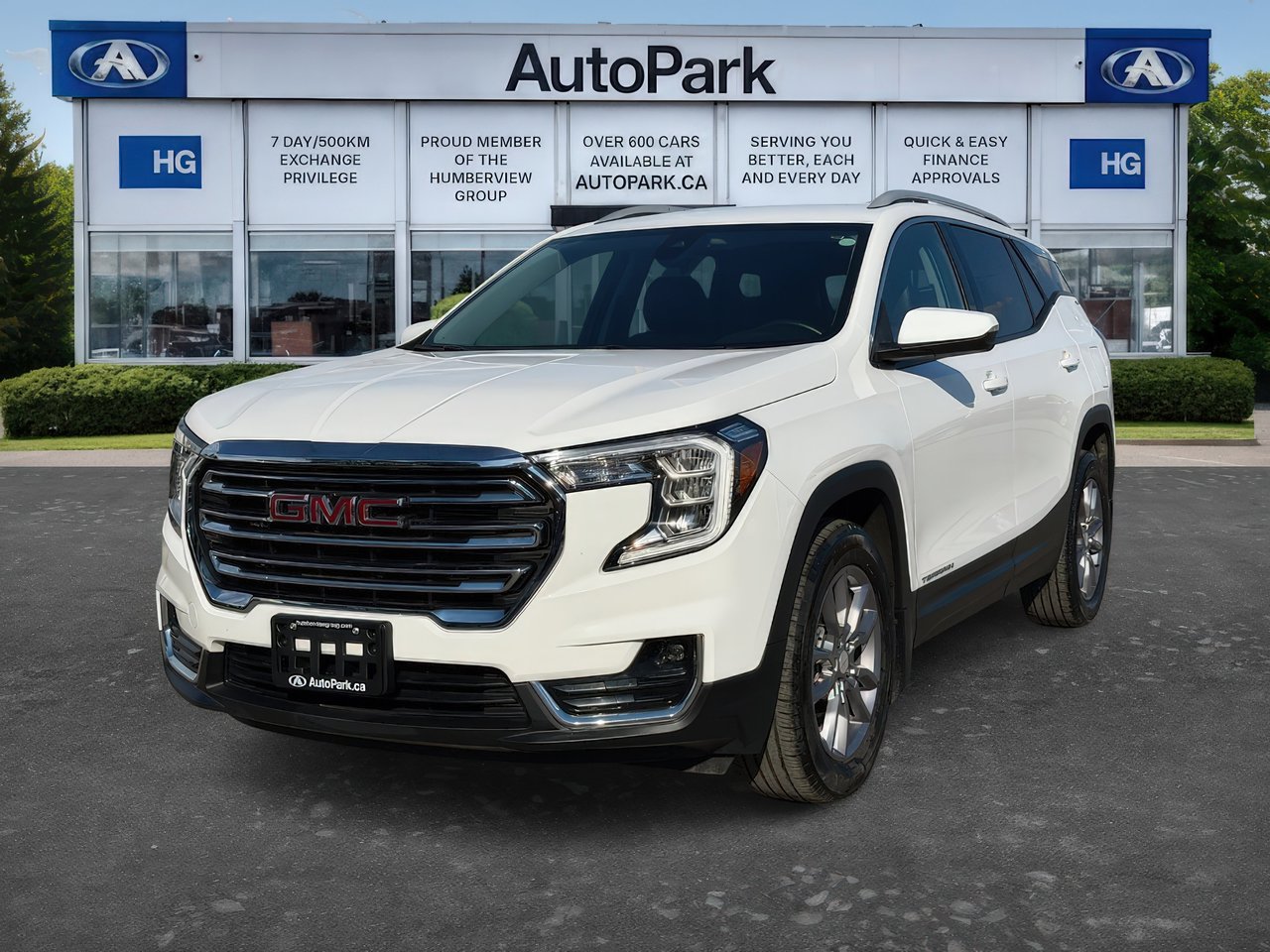 Summit White 2024 GMC Terrain SLT AWD SUV / Crossover All-Wheel Drive Automatic