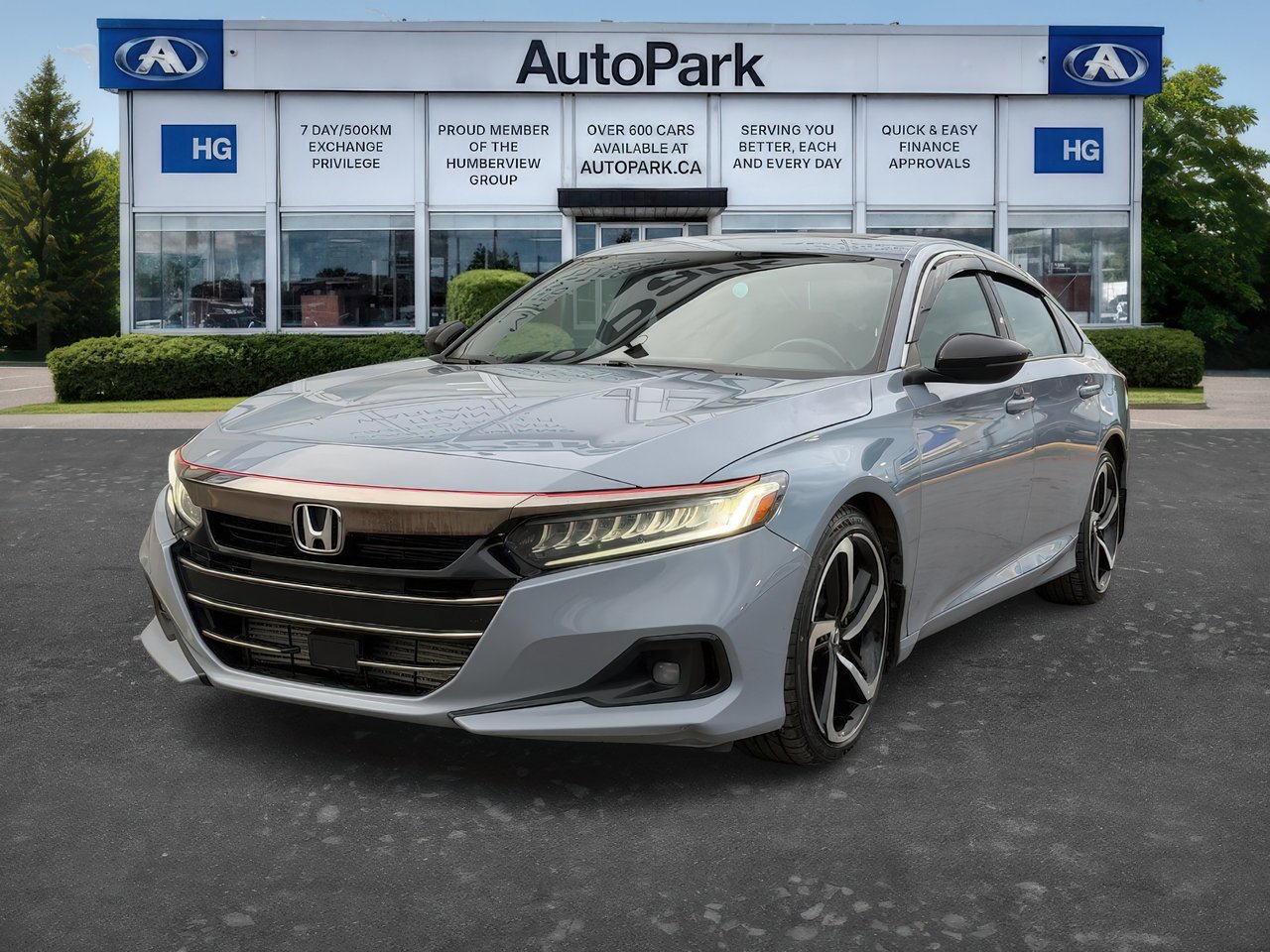 Gray / Off Blue 2022 Honda Accord Sedan Front-Wheel Drive Continuously Variable Transmission