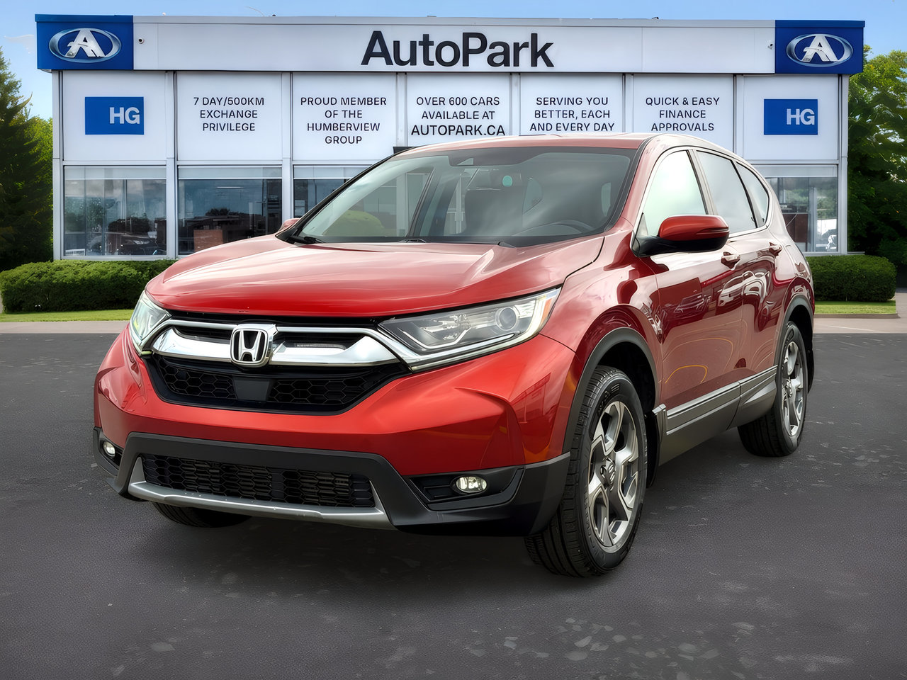 Red / Orange 2017 Honda CR-V SUV / Crossover All-Wheel Drive Continuously Variable Transmission