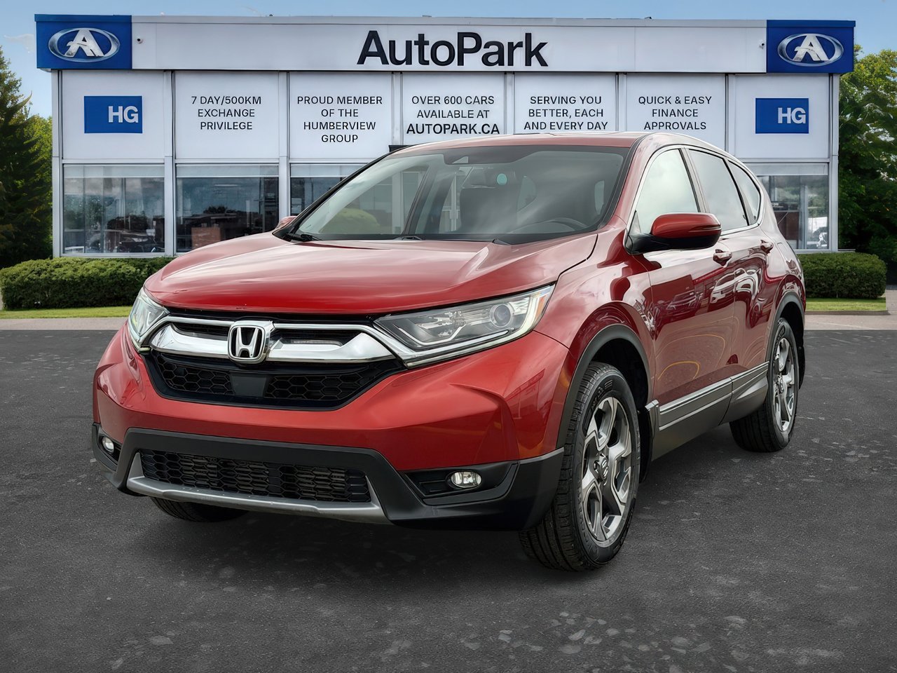 Red / Orange 2017 Honda CR-V EX-L AWD SUV / Crossover All-Wheel Drive Continuously Variable Transmission
