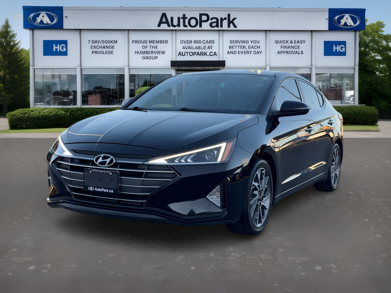 Black 2020 Hyundai Elantra Sedan Continuously Variable Transmission