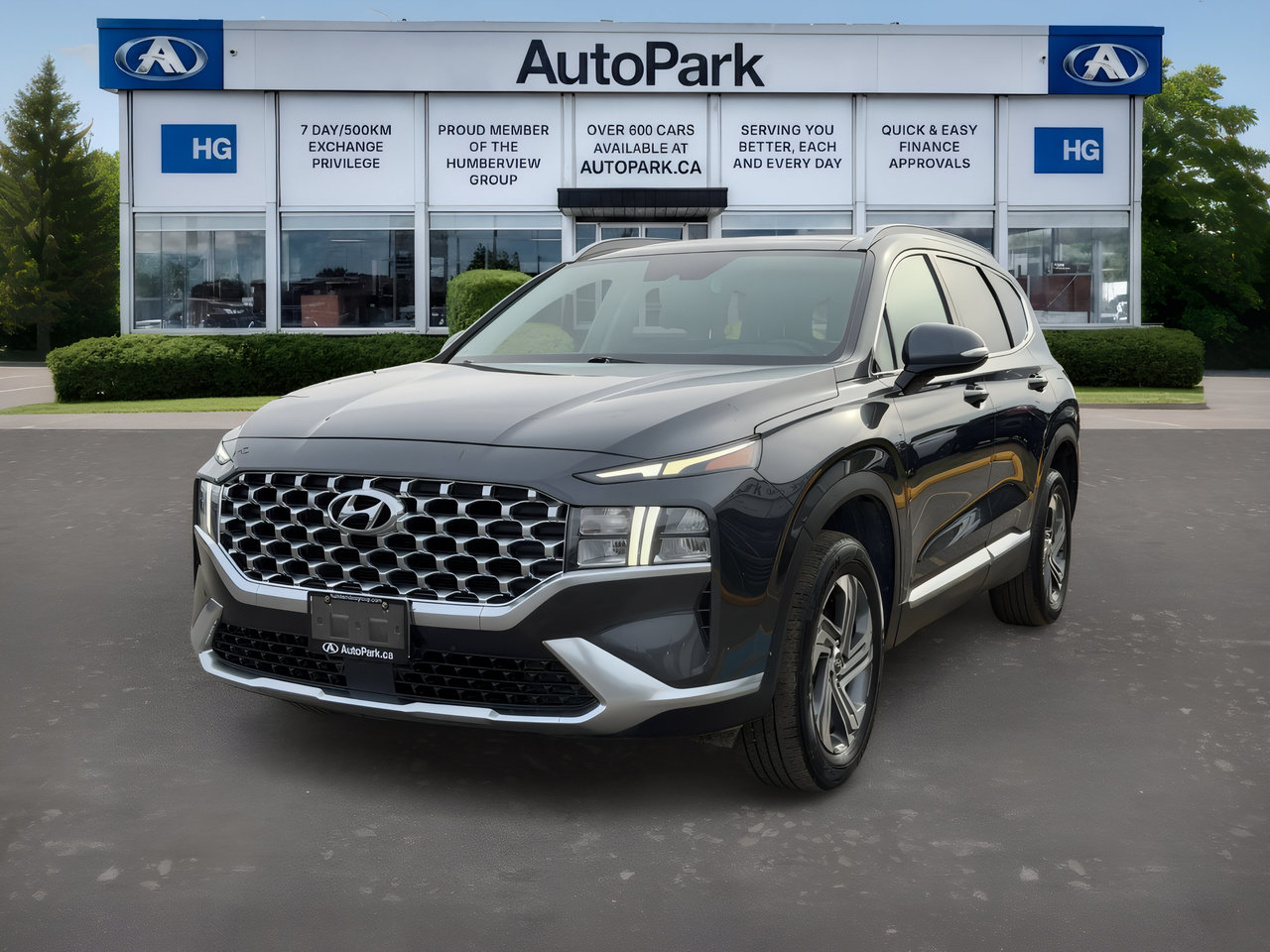 Portofino Gray 2023 Hyundai Santa Fe SUV / Crossover  Automatic