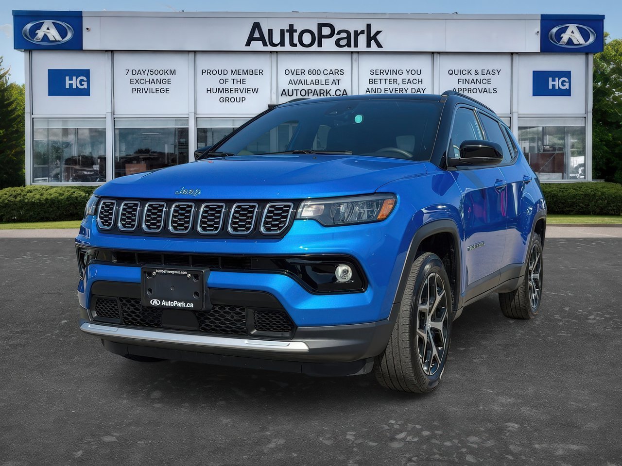 Laser Blue Pearl 2024 Jeep Compass SUV / Crossover Four-Wheel Drive Automatic