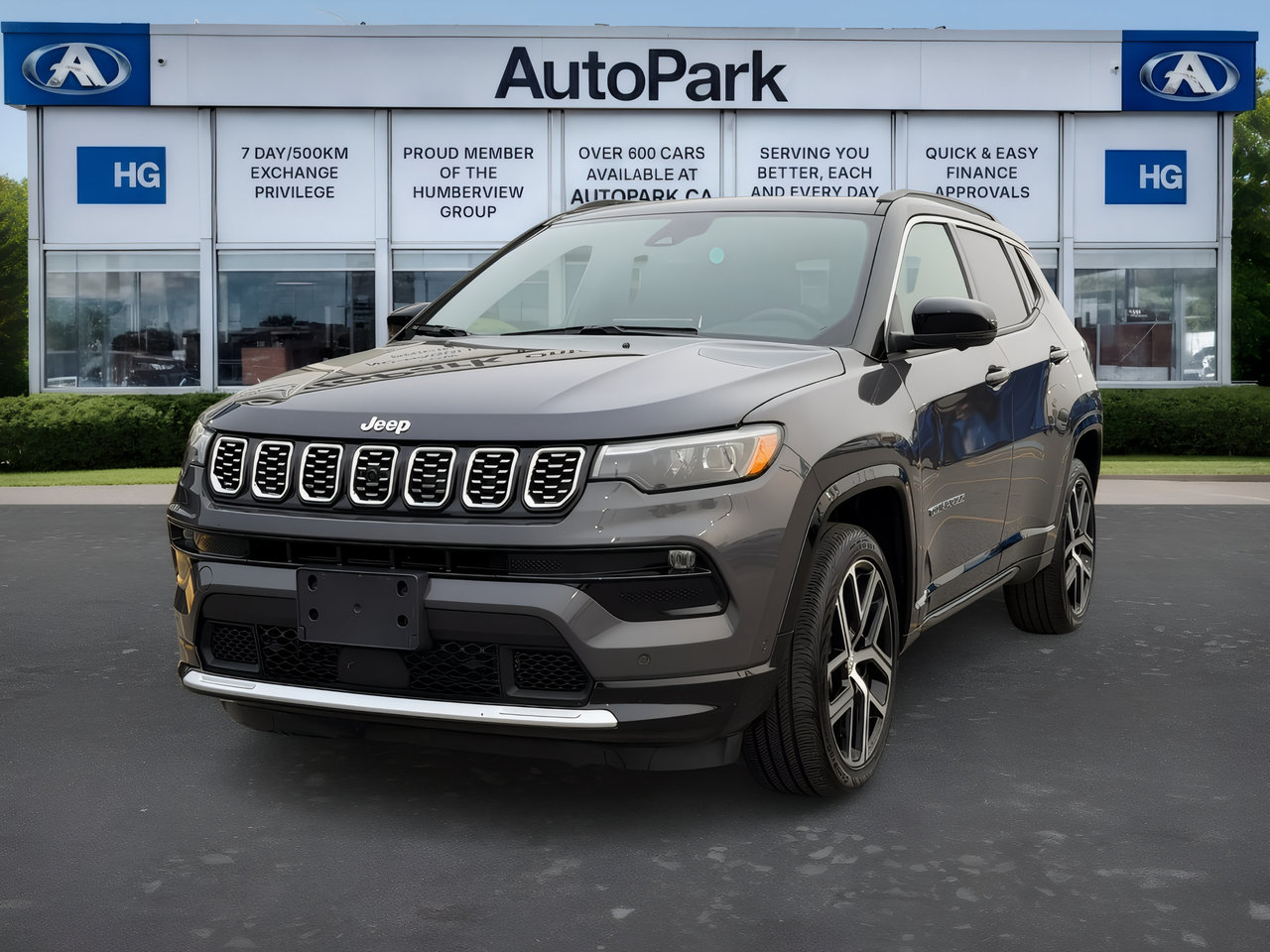 Gray 2024 Jeep Compass SUV / Crossover Four-Wheel Drive Automatic