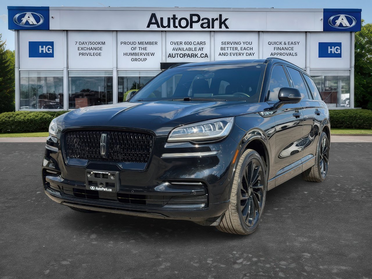 Black 2022 Lincoln Aviator Reserve AWD SUV / Crossover All-Wheel Drive Automatic