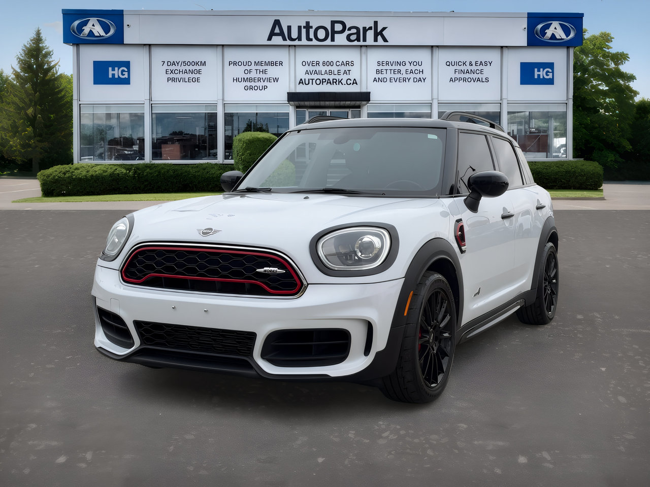 Light White 2020 MINI Countryman SUV / Crossover All-Wheel Drive Automatic