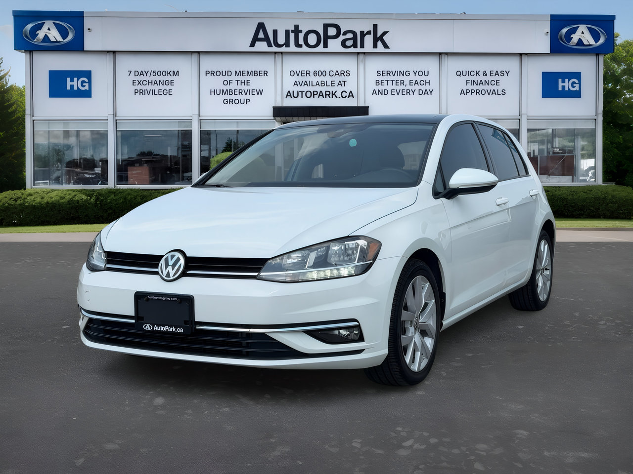 White 2021 Volkswagen Golf Hatchback Automatic