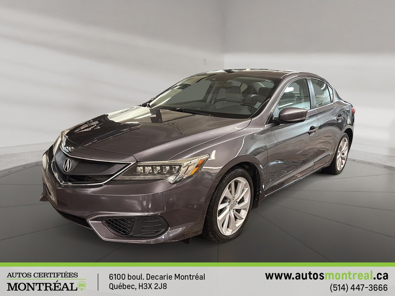 Crystal Black Pearl 2017 Acura ILX Sedan Front-Wheel Drive Automatic