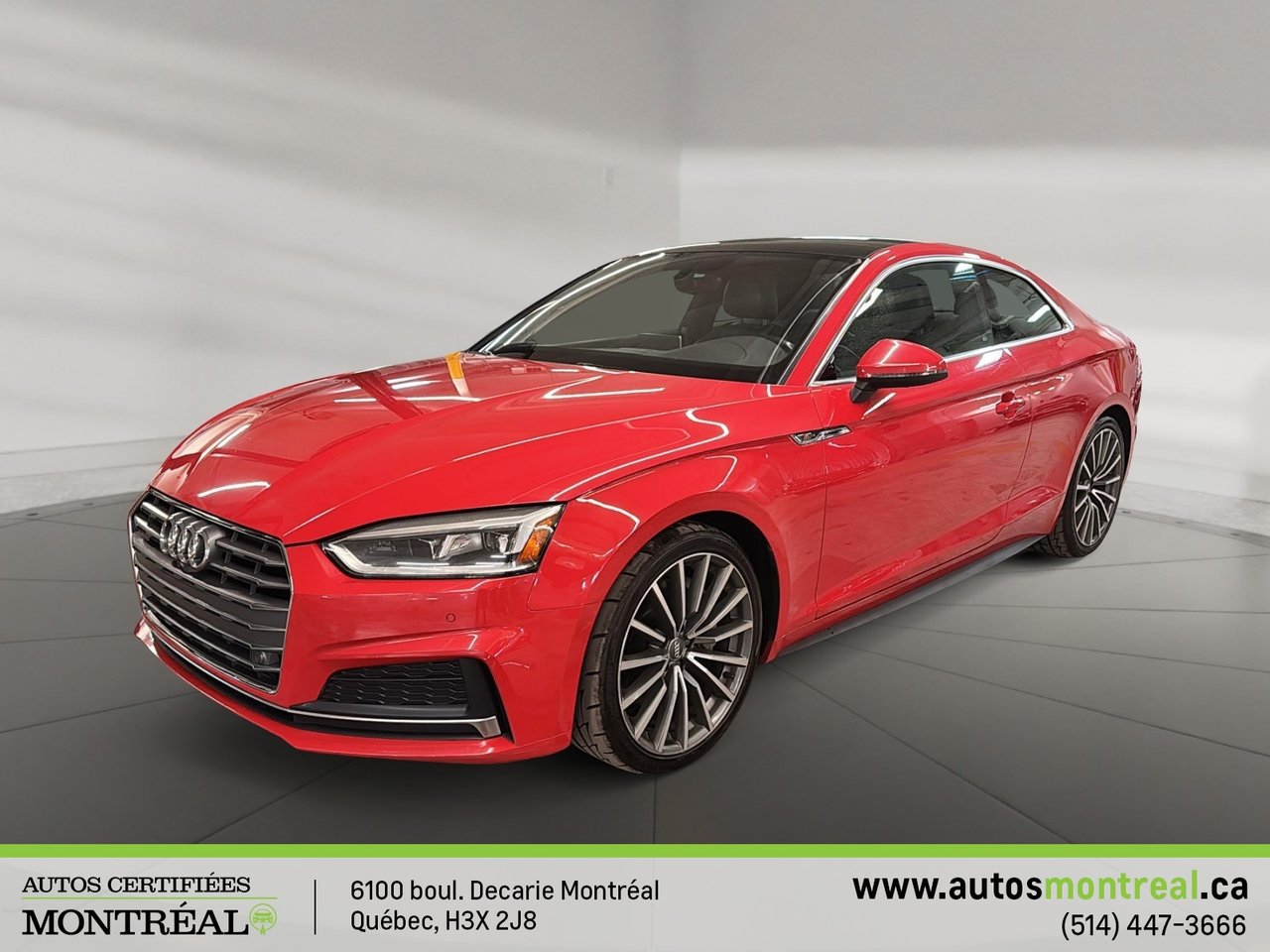 Red 2018 Audi A5 Coupe Automatic