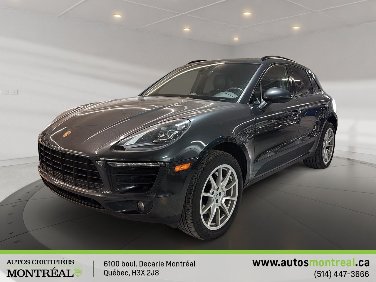 Gray 2017 Porsche Macan SUV / Crossover All-Wheel Drive Automatic