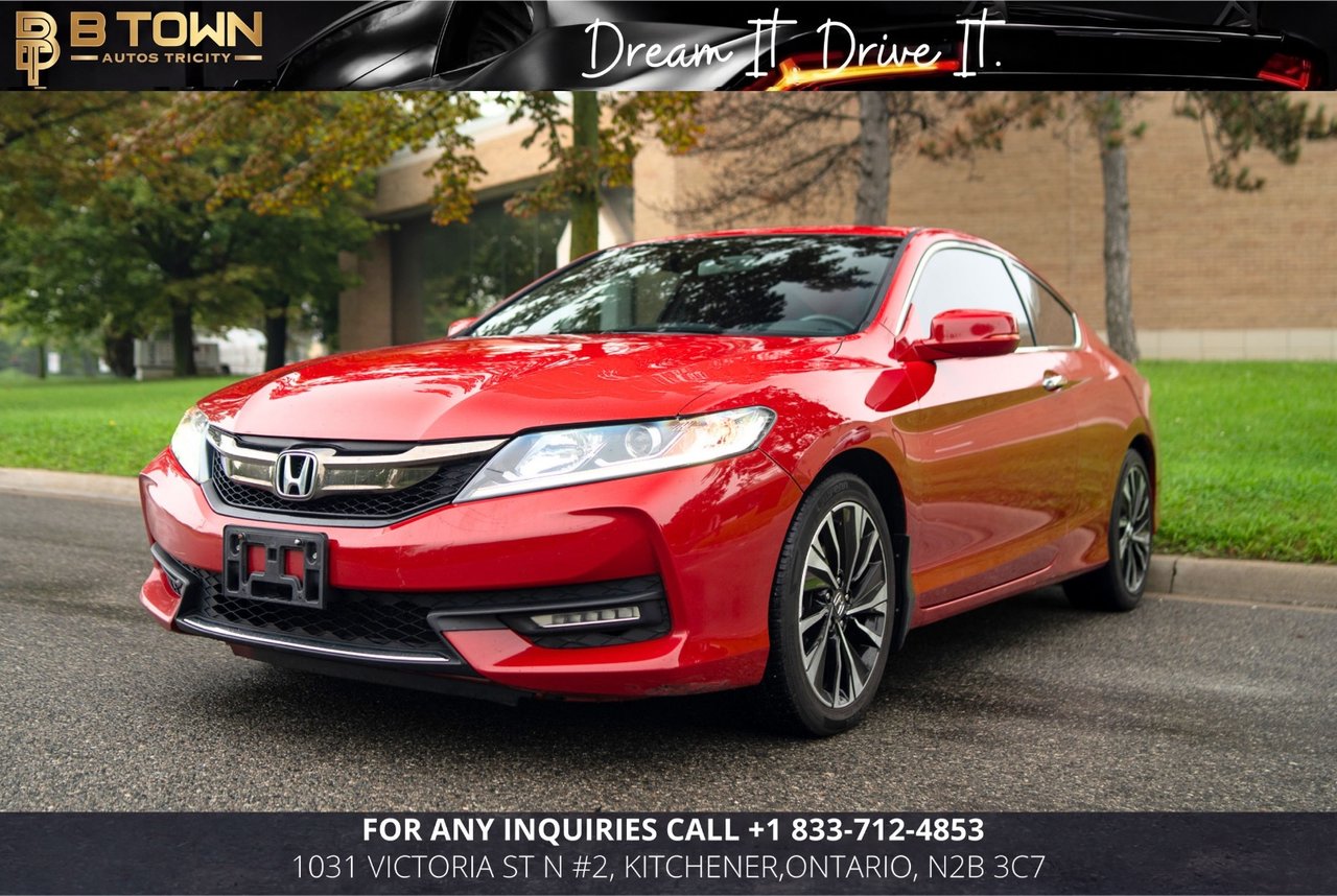 San Marino Red 2016 Honda Accord Coupe Coupe Front-Wheel Drive Continuously Variable Transmission