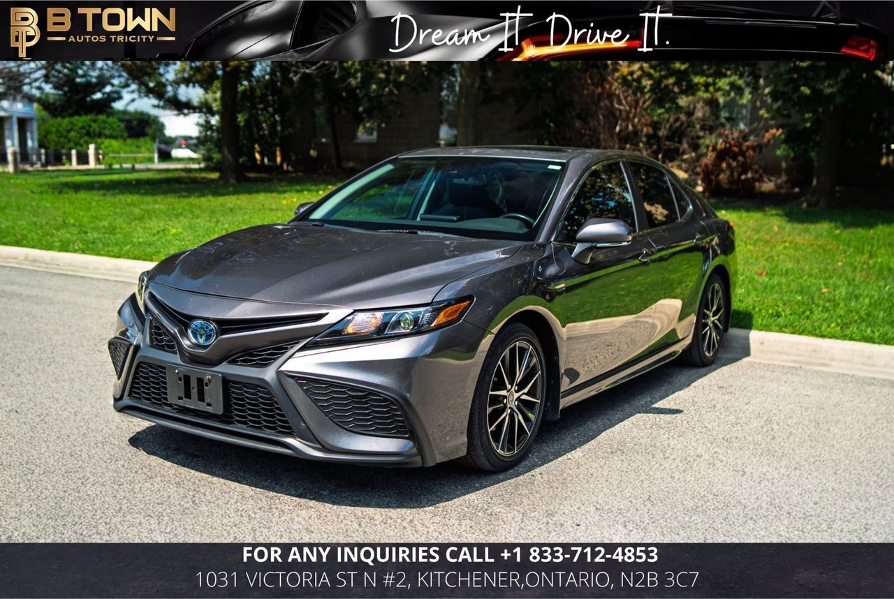 Gray 2023 Toyota Camry Hybrid Sedan Front-Wheel Drive Automatic