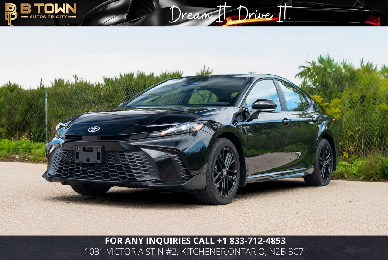 Black 2026 Toyota Camry Sedan