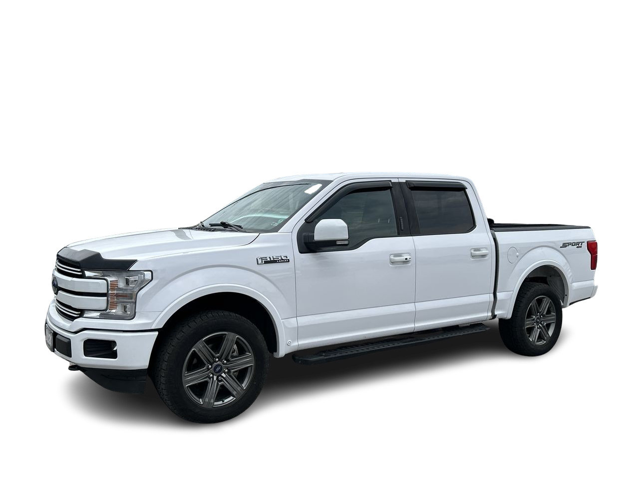 Used 2020 Star White Tri-Coat (MET) Ford Lariat image 3