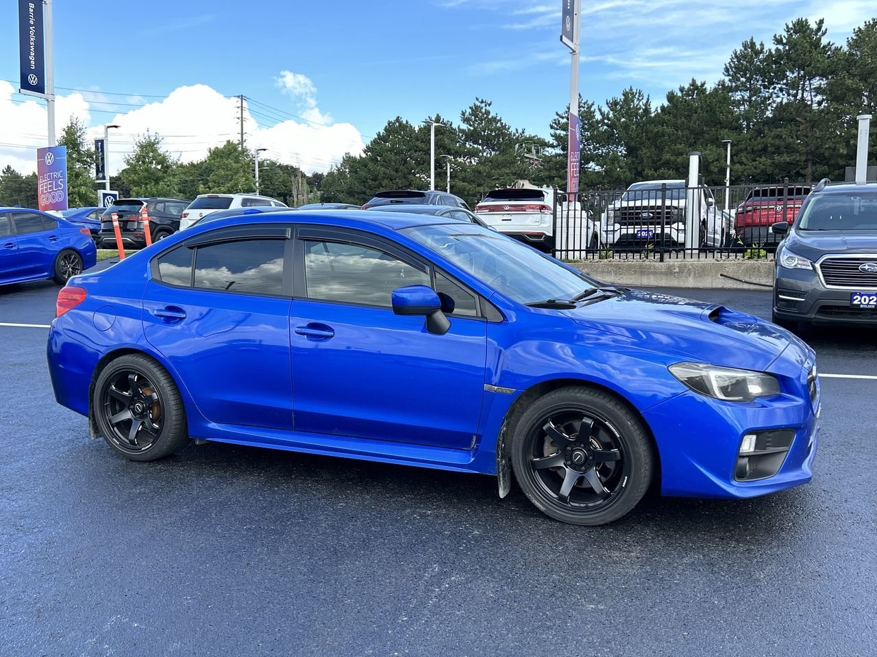 Used 2017 World Rally Blue Pearl Subaru 4Dr Sport Pkg 6sp image 14