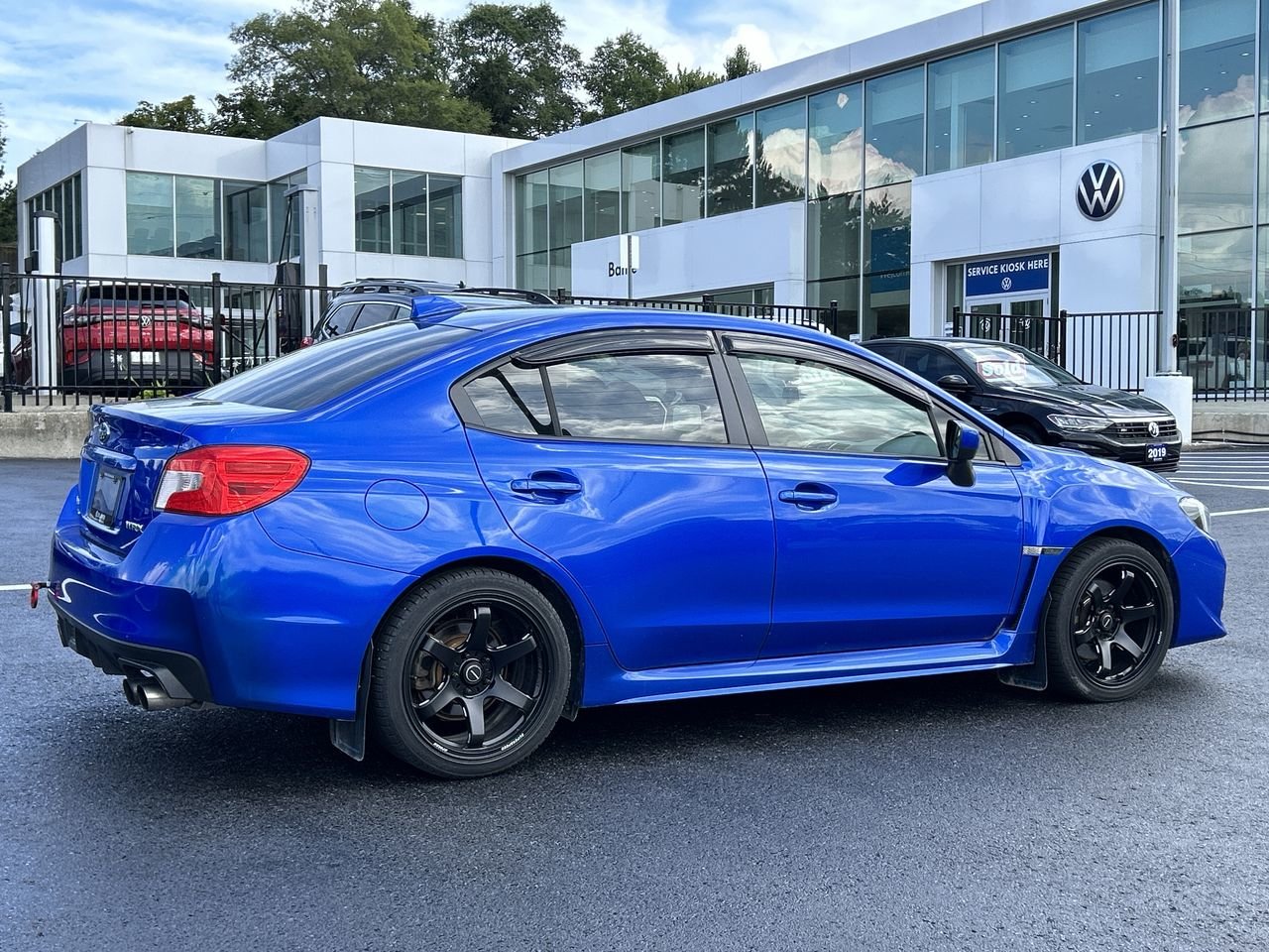 Used 2017 World Rally Blue Pearl Subaru 4Dr Sport Pkg 6sp image 12